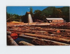 Postcard old sawmill for sale  Almond