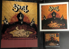 Ghost Infestissumam 2013 CD, Litho and Papa 2 Signed Poster Bundle RARE Only 100, usado comprar usado  Enviando para Brazil