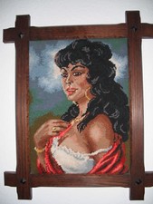 Gobelin gobelinbild zigeunerin gebraucht kaufen  Wendlingen am Neckar