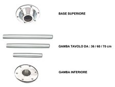 Gamba tavolo alluminio usato  Valvestino