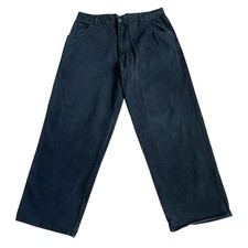 Jeans masculino vintage anos 90 Solo Semore perna larga folgada tamanho 42 (39x32 real) preto  comprar usado  Enviando para Brazil