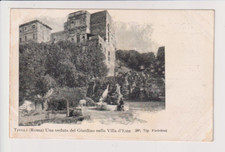 Cartolina tivoli villa usato  Roma