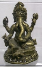 Ganesha small brass for sale  BRIGHTON