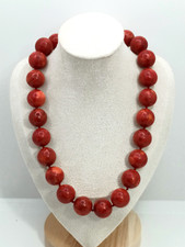 collana perle rosse usato collana perle rosse usato Italia
