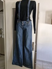 Jeans evase bretelles d'occasion  Riedisheim