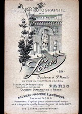 Paris carte photo d'occasion  Baugy