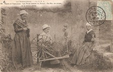 Cpa animée voyagée d'occasion  Le Mans