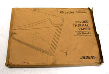 200 folhas 8,5" x 11" papel térmico dobrado impressora carta EUA sem BPA comprar usado  Enviando para Brazil