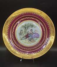 Assiette décoration porcelain d'occasion  Bourganeuf