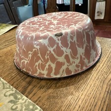 Vintage graniteware pink for sale  Sayreville