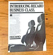 Recaro seats 1980s for sale  PRESTON
