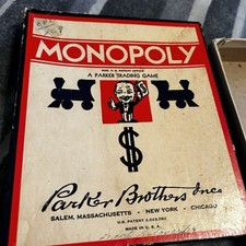 Vintage monopoly 1935 for sale  Pacific Palisades