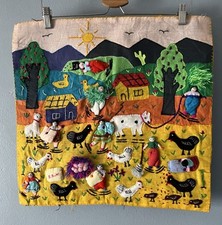 Vintage peruvian arpillera for sale  Los Angeles