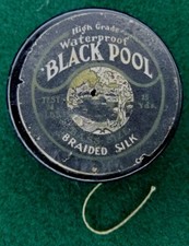 Carretel de linha de pesca de madeira antigo vintage escasso Black Pool tamanho 24 lb  comprar usado  Enviando para Brazil