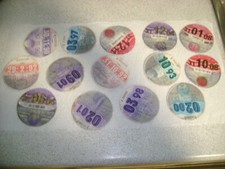 Old road tax for sale  HINCKLEY