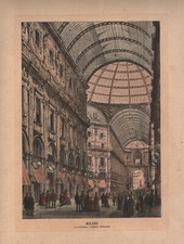 Stampe antiche milano usato  Sassari