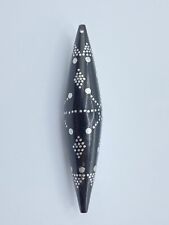 Pingente de colar vintage em forma de cone tribal de chifre de búfalo incrustado de prata esterlina comprar usado  Enviando para Brazil