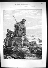 Old print 1883 for sale  UK