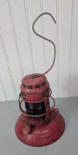 Lanterna vintage de tráfego ferroviário globo vermelho querosene tipo com alça década de 1950 comprar usado  Enviando para Brazil