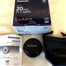 Panasonic szerokokątny obiektyw naleśnikowy Lumix G 20mm / F1.7 ASPH. H-H020 UŻYWANY JP na sprzedaż  Wysyłka do Poland