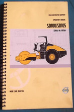 LIVRO MANUAL DE OPERAÇÃO E MANUTENÇÃO DE ROLOS COMPACTADORES VIBRATÓRIOS VOLVO SD100 SD105 comprar usado  Enviando para Brazil