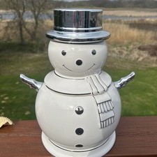 Slatkin ceramic snowman for sale  Mchenry