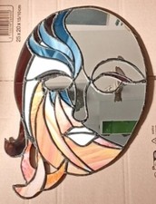 Miroir vitrail visage d'occasion  Beauvais