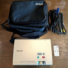 Projetor LCD Epson PowerLite 730c * Com Bolsa, Controle Remoto e Cabos * Testado comprar usado  Enviando para Brazil