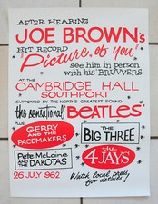 Beatles konzert poster gebraucht kaufen  Mauern