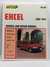 HYUNDAI EXCEL Hatchback Sedan Panelvan Sprint LS GLS Manual de Serviço 1990-1994 GC, usado comprar usado  Enviando para Brazil