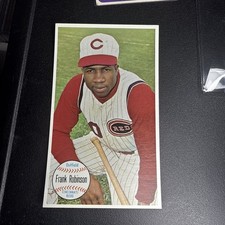 1964 Topps Giant #29 Frank Robinson HOF Cincinnati Reds 586 Hrs 107.2WAR 2xMVP, usado comprar usado 1964 Topps Giant #29 Frank Robinson HOF Cincinnati Reds 586 Hrs 107.2WAR 2xMVP, usado comprar usado  Enviando para Brazil