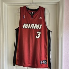Camiseta Miami Heat Dwayne Wade #1 basquete NBA tamanho XL Adidas colecionável, usado comprar usado  Enviando para Brazil