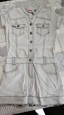 Mädchen jeanskleid kurzarm gebraucht kaufen  Mengerskirchen