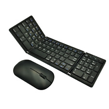 Combo de teclado e mouse dobrável para dispositivos IOS Windows Android MAC OS com estojo, usado comprar usado  Enviando para Brazil