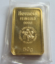 Heraeus goldbarren gramm gebraucht kaufen  Köln