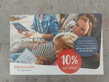 Rossmann gutscheine coupon gebraucht kaufen  Hamburg