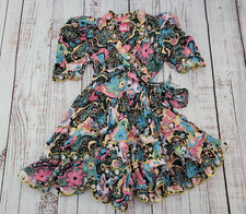 Usado, Vestido feminino Celia B Hortensia funky multicolorido floral manga folhada XS comprar usado Usado, Vestido feminino Celia B Hortensia funky multicolorido floral manga folhada XS comprar usado  Enviando para Brazil