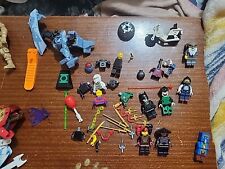 Lote de 10 minifiguras Lego acessórios de tronco completo e peças peça mista um acessório, usado comprar usado  Enviando para Brazil