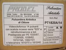 Prodel pulsantiera videocitofo usato  Vallebona