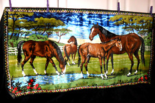 Vintage horse tapestry for sale  Elyria
