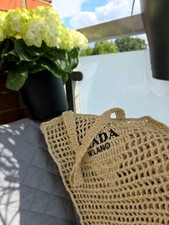 Strandtasche raffia tote gebraucht kaufen  Gütersloh