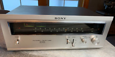 Sintonizador Sony analógico/estado sólido FM/AM vintage década de 1970, face prateada - Japão TESTADO, usado comprar usado  Enviando para Brazil