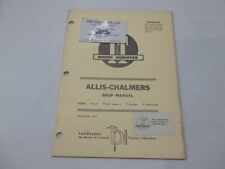 Service manual allis for sale  Edinburg