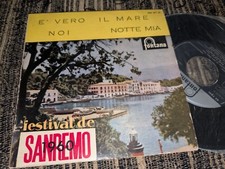FESTIVAL SAN REMO 1960 Silvia Guidi+Pallesi+Lojacono 7'' EP 1960 Fontana SPAIN comprar usado  Enviando para Brazil