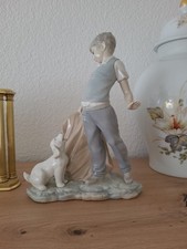 Porzellan figur hund gebraucht kaufen  Walldorf