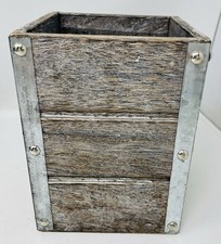 Wood cube box for sale  Carmel