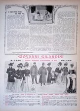Pubblicità del 1907 usato  Enna
