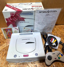 Console Sega Saturn HST-3220 branco feliz Natal noites de inverno caixa trabalho testado comprar usado  Enviando para Brazil