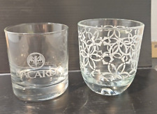Copo de coquetel Bacardi Rum uísque gravado logotipo morcego vidro e padrão celta 3,5" comprar usado  Enviando para Brazil
