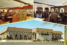 Cartão postal 1974 PA Line Lexington Zoto's Diner restaurante interior e extensão 4x6 C4 comprar usado  Enviando para Brazil